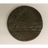 WW1 British Lusitania Medallion.