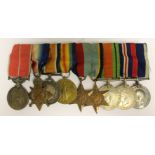 WW1/WW2 British Fleet Air Arm Medal group consisting of nine medals awarded to J29625 HB Gill,