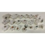 WW1 British Crested China collection of 15 WW1 Tanks, including one Whippet tank.