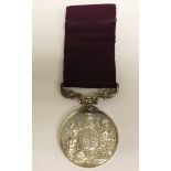 Army Long Service & Good Conduct Medal to 21177 Corpl G Agate, RA. Complete with ribbon and pin.