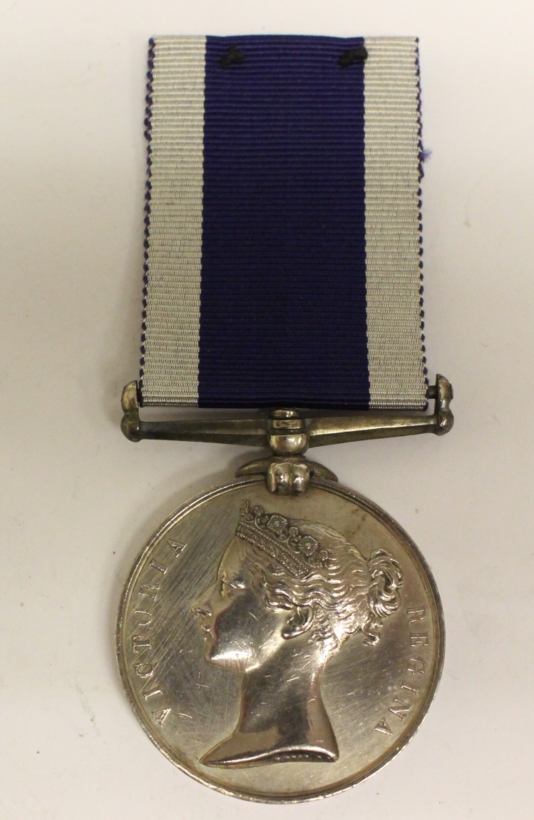 Royal Naval Long Service & Good Conduct Medal (2nd type reverse, narrow suspender) to Hy Coombe,