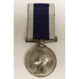 Royal Naval Long Service & Good Conduct Medal (2nd type reverse, narrow suspender) to Hy Coombe,
