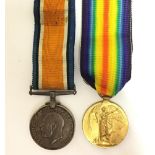 WW1 British War Medal and Victory Medal to M-206239 Pte G Matson, ASC. Complete with ribbons.