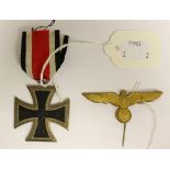 WW2 Third Reich Eisernes Kreuz 2. Klasse. Iron Cross 2nd class 1939.