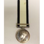 Naval General Service Medal 1793-1840 with Lissa Clasp to John Martin Purser. Complete with ribbon.