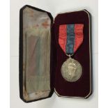 GR VI Crowned Bust FID.DEF Imperial Service medal complete in case of issue with spare ribbon.