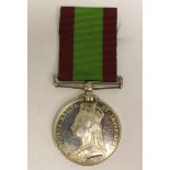 Afganistan Medal. No clasps. Named to Lt. AE Dobson, RE. Complete with ribbon.