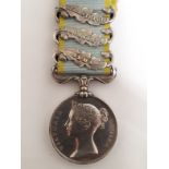 A Charge of the Light Brigade Casualty Crimean War Medal with Sebastopol,