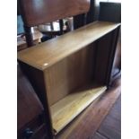 A contemporary oak bookcase, with adjustable shelves