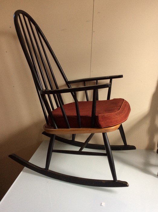 A Mid 20th Century Scandinavian Teak Rocking Chair