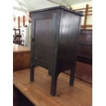 An Early 20th Century Will Smart & Shaw Ltd oak pot cupboard.