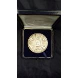 Sir Christopher Wren silver medal 6.4 ozt in original case by John Pinches.