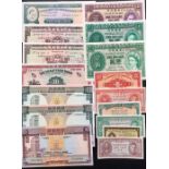 Hong Kong and Shanghai Banking Corporation 10 Dollars 31 March 1976 Serial MN51270, 5 Dollars 31st