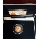 Gold Two Pounds Proof 1989 in a presentation box with certificate. London mint office.