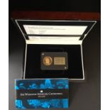 Tristan Da Cunha Gold Proof Sovereign 2014 ‘Sir Winston Spencer Churchill’ cased with certificate,