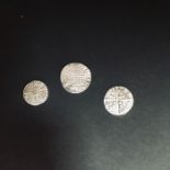 Henry III Penny Willem on Canterbury, Edward I penny and Halfpenny Canterbury. (3)