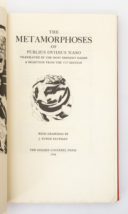 Golden Cockerel Press. Ovid. The Metamorphoses, illustrated by J. Yunge Bateman, limited edition - Image 2 of 2