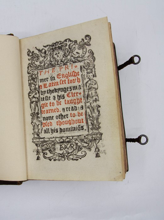 Henry VIII Primer. In English and Latin, ordered to be used by the King. [1548]. Printed in red & - Image 6 of 6