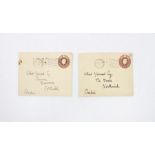 Thomas Edward Lawrence, "Lawrence of Arabia" or T. E. Shaw (1888-1935). Two autograph letters