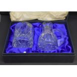 Whitefriars crystal whisky set C632 & C640 Boxed