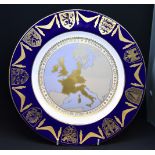 SpodeCommemorative plate to commemorate Britains entry into the Common Market 1973,