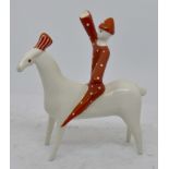 Beswick Clown on Horse, model number 1470, 1956-62,