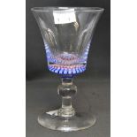 Whitefriars Millefiori wine glass, 77 mm diameter by 125 mm high approx.