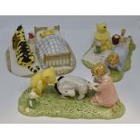 Royal Doulton Winnie the Pooh collection tableau groups to include;