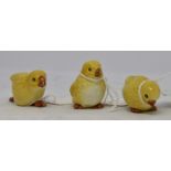 Beswick rare collection; Chick (running) number 2200, Chick (pecking) number 2201,