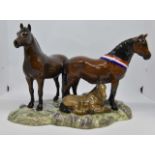 Limited edition Beswick Dartmoor Pony, Family Millennium Commemorative 80/150,