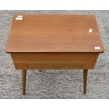 A 1960's Danish Teak Sewing Box,