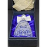 Whitefriars crystal bell, C672, boxed,