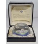 Whitefriars paperweight canebunches set within florettes P25 1976 date cane