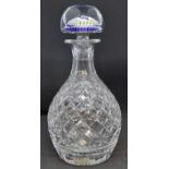 Whitefriars crystal decanter with Millefiori stopper CM625