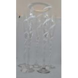 Royal Brierley champagne flutes,