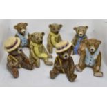 Beswick Bear Collection figurines, including Bertie, Henry,