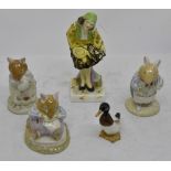 Three Royal Doulton Brambly Hedge statues,