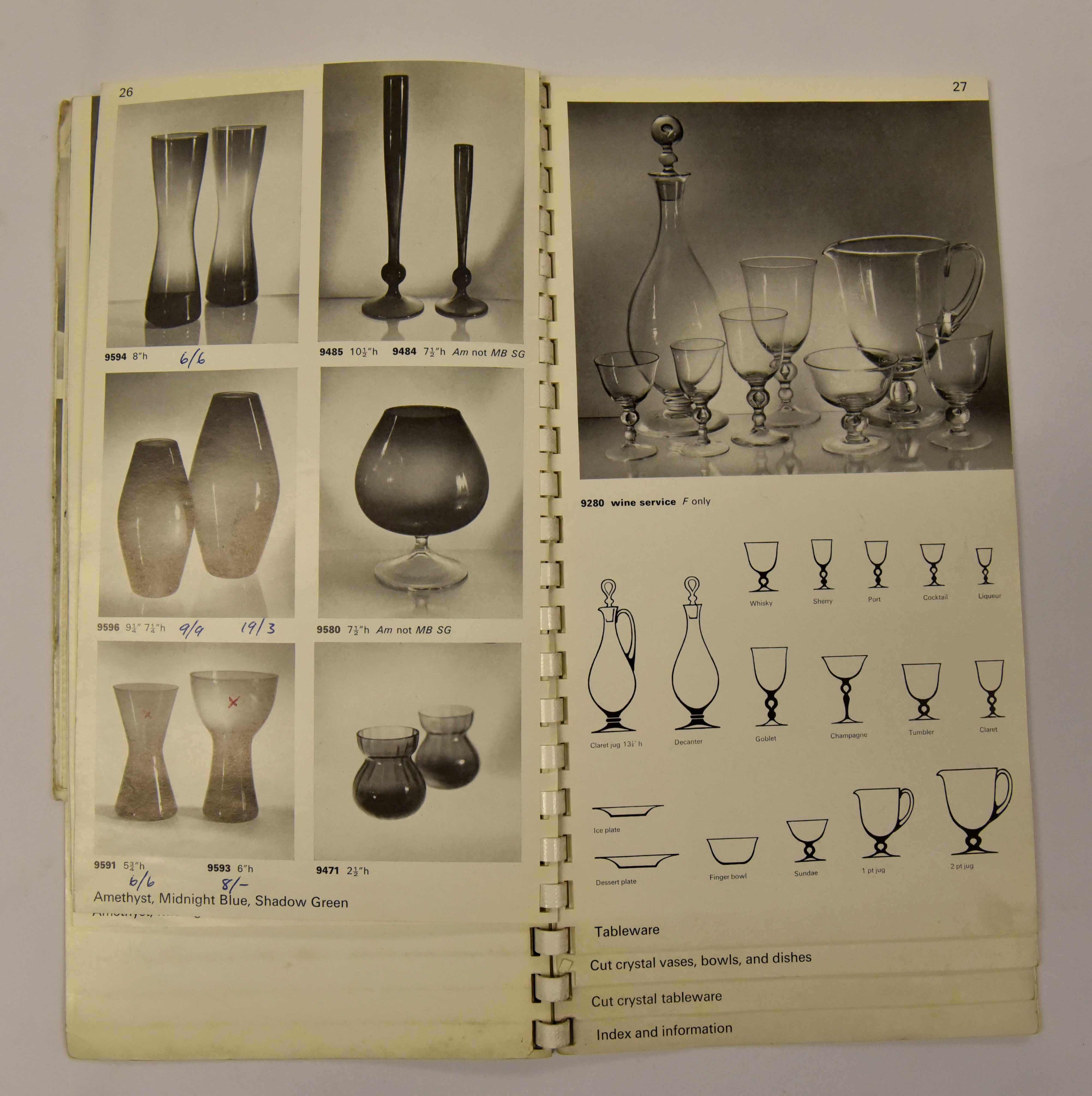 Whitefriars catalogue 1964 - Image 2 of 2