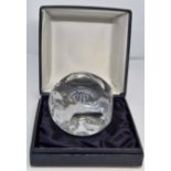 Whitefriars paperweight Royal Silver Wedding 20 Nov 1947-1972