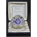 Whitefriars limited edition Millefiori paperweight,