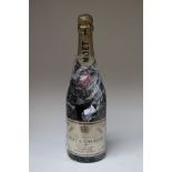 A vintage bottle of Moet & Chandon Dry Imperial Champagne, dated 1949.