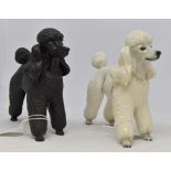 Royal Doulton figures of poodles,