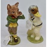 Beswick figurines including; A Round With Foxy, Out For a Duck,