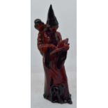 Royal Doulton Flambe figure The Wizard HN3121 No obvious signs of damage or restoration