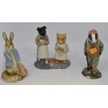 Beswick Peter Rabbit figures including; Peter and The Red Pocket Handkerchief,