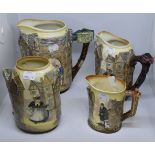Three Royal Doulton Dickens character jugs,