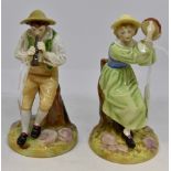 Royal Doulton porcelain figurines including; Strephon Phyllis,