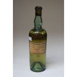 A single bottle of Chartreuse Fabrique, yellow,