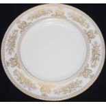 **TO BE COLLECTED**A Wedgwood "Gold Columbia" coffee and part dinner service for six, to include;