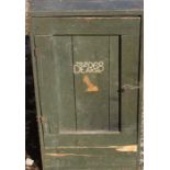 A period WW2 BATTLE of Britain interest RAF wooden original paint clothes locker